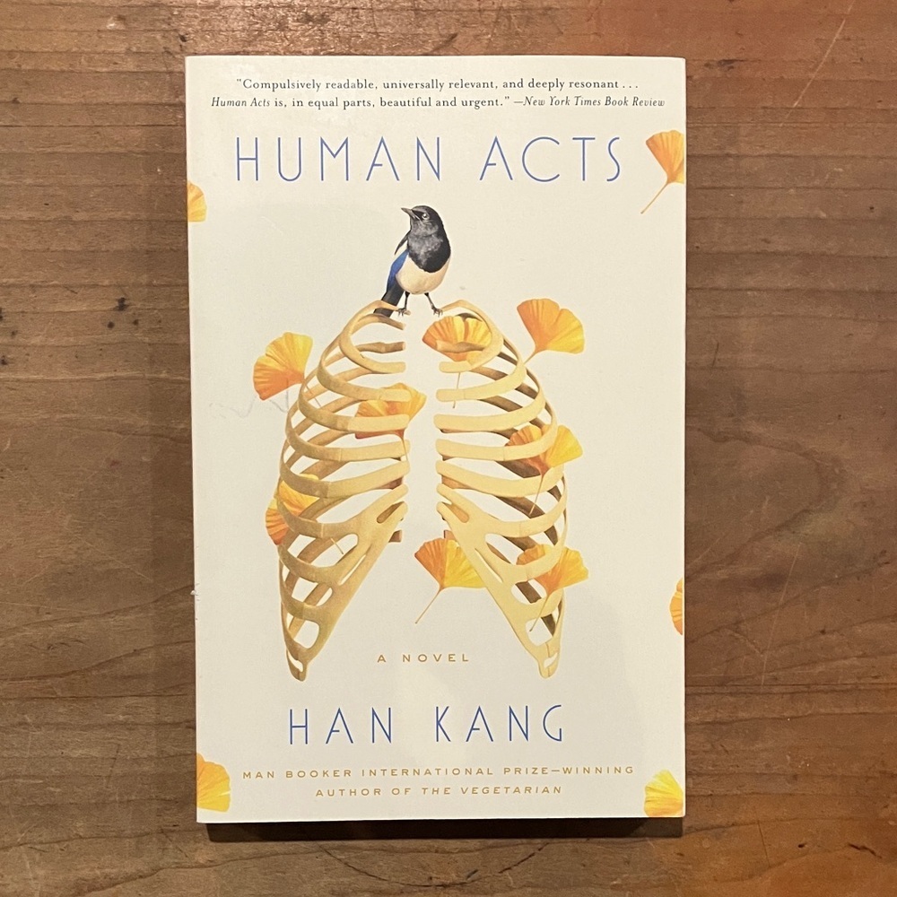 Human Acts by Han Kang - paperback novel